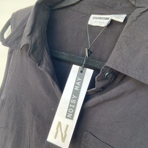 Noisy May Rhea Button Down Dress NWT
